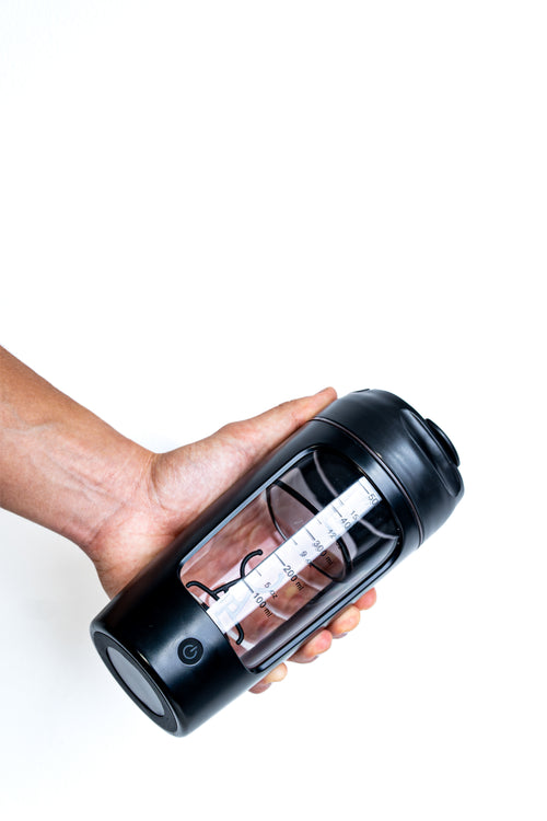 Elektrischer Shaker mit Pulverfach